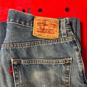 Levi's 550 Men’s Blue Relaxed Jeans